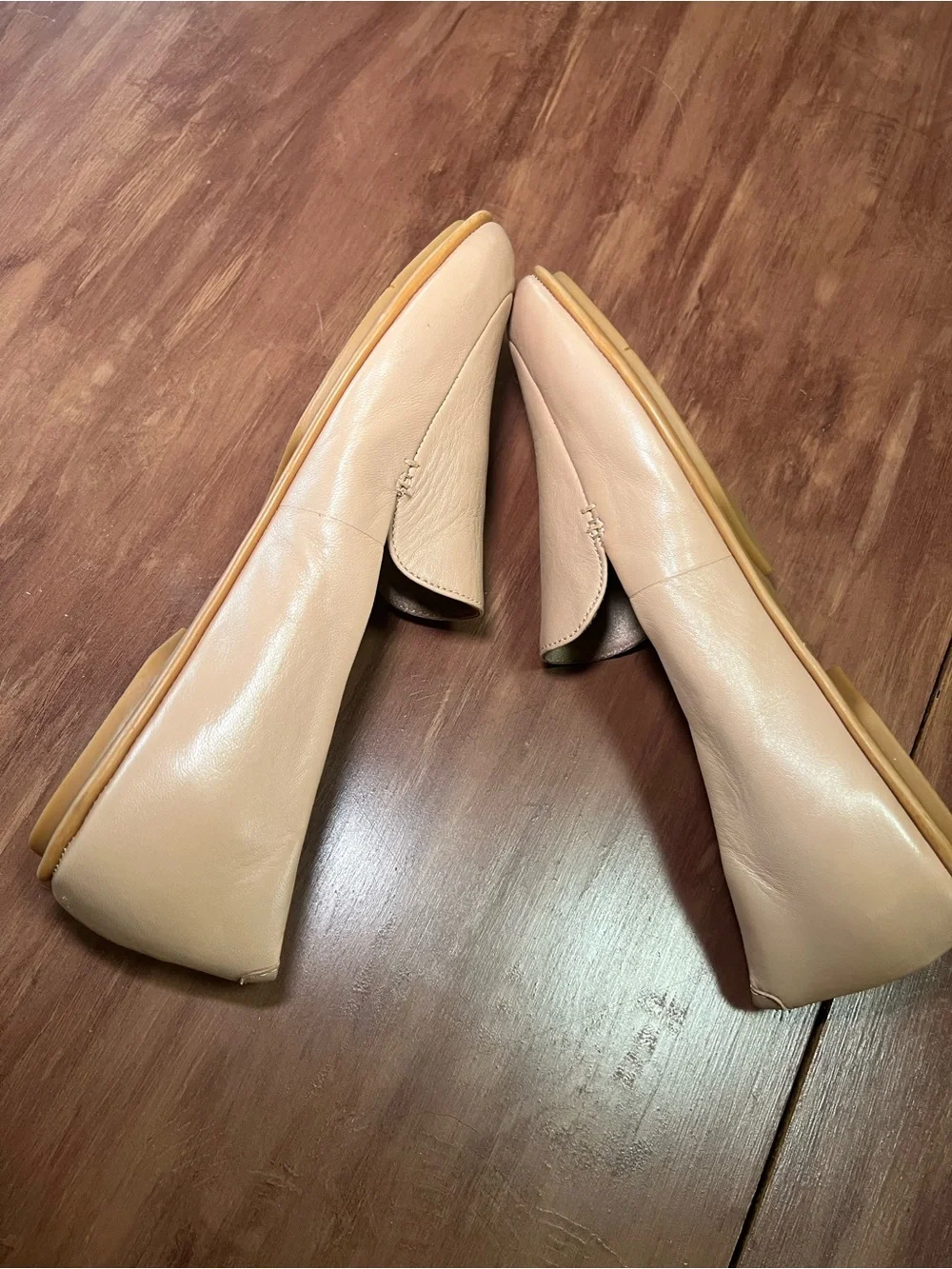 Fitflop Lena Leather Loafers Beechwood Tan Size 7.5